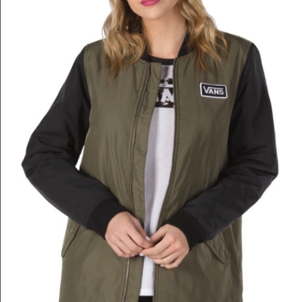 Vans Boom Boom Long Bomber Jacket “Off the Walls”